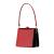 Prada B Prada Red Saffiano Leather Begonia Satchel Italy