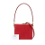 Prada B Prada Red Saffiano Leather Begonia Satchel Italy