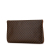 Celine B Celine Brown Coated Canvas Fabric Macadam Clutch Italy