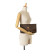 Celine B Celine Brown Coated Canvas Fabric Macadam Clutch Italy