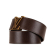 Louis Vuitton AB Louis Vuitton Brown Dark Brown Calf Leather Initiales Belt Spain