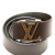 Louis Vuitton AB Louis Vuitton Brown Dark Brown Calf Leather Initiales Belt Spain