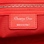 Christian Dior B Dior Red Lambskin Leather Leather Small Lambskin Cannage Soft Zip Shopping Tote Italy