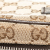 Gucci B Gucci Brown Beige Canvas Fabric GG Waist Pouch Italy