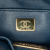 Chanel AB Chanel Blue Navy Lambskin Leather Leather Mini Lambskin CC Crystal Full flap France