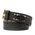 Louis Vuitton AB Louis Vuitton Black Calf Leather Monogram Mahina Perforated Phoenix Belt Spain