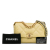 Chanel AB Chanel Yellow Lambskin Leather Leather Medium Lambskin 19 Flap France