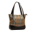 Burberry B Burberry Brown Beige Canvas Fabric Haymarket Check Handbag United Kingdom