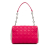 Christian Dior AB Dior Pink Hot Pink Lambskin Leather Leather Lambskin Cannage Soft Flap Italy