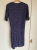 Comptoir Des Cotonniers Short navy blue jumpsuit with confetti