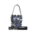 Chanel AB Chanel Blue with Multi Canvas Fabric Cotton Drawstring Bag Italy