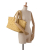 Bottega Veneta B Bottega Veneta Yellow Calf Leather Poussin Paillettes Cabat Tote Italy