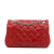 Chanel B Chanel Red Lambskin Leather Leather New Mini Classic Lambskin Single Flap Italy