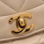 Chanel B Chanel Brown Beige Lambskin Leather Leather Medium Lambskin Diana Flap Italy