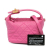 Chanel B Chanel Pink Lambskin Leather Leather Small Quilted Lambskin Perfect Meeting Hobo Bag Italy