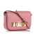 Prada AB Prada Pink Calf Leather Glace Etiquette Crossbody Italy