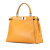 Fendi B Fendi Yellow Calf Leather Medium Peekaboo Satchel Italy