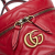 Gucci B Gucci Red Calf Leather GG Marmont Round Backpack Italy