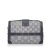 Louis Vuitton AB Louis Vuitton Gray with Blue Monogram Canvas Canvas Monogram Damier Pop Trunk Clutch France