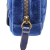 Gucci B Gucci Blue Velvet Fabric GG Marmont Matelasse Belt Bag Italy