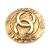 Chanel AB Chanel Gold Gold Plated Metal CC Clip On Earrings Italy