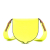 Loewe A LOEWE Yellow Calf Leather Small Smiley Heel Crossbody Spain