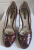 Dolce&Gabbana Peptoes burgundy patent leather pumps 39.5