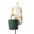 Bottega Veneta AB Bottega Veneta Green Dark Green Nappa Leather Leather Nappa Intrecciato Tote Italy