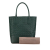 Bottega Veneta AB Bottega Veneta Green Dark Green Nappa Leather Leather Nappa Intrecciato Tote Italy