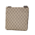 Gucci AB Gucci Brown Beige Coated Canvas Fabric GG Supreme Crossbody Italy