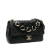 Chanel AB Chanel Black Lambskin Leather Leather Medium Lambskin Elegant Chain Single Flap Italy