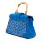 Goyard AB Goyard Blue Coated Canvas Fabric Mini Goyardine Saigon Souple France