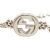 Gucci B Gucci Silver SV925 / Sterling Silver Metal Sterling Silver Interlocking G Charm Bracelet Italy