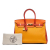 Hermès AB Hermès Yellow Calf Leather Clemence Arlequin Birkin Retourne 35 France