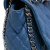 Chanel B Chanel Blue Lambskin Leather Leather Maxi Washed Lambskin Chain Around Flap Italy