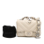 Chanel B Chanel White Ivory Lambskin Leather Leather Mini Chevron Lambskin Card Holder Chain Belt Bag Italy