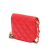 Chanel AB Chanel Red Lambskin Leather Leather Lambskin Pearl Crush Waist Bag Italy