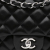 Chanel B Chanel Black Lambskin Leather Leather Jumbo Classic Lambskin Double Flap France