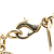 Chanel AB Chanel Gold Gold Plated Metal Faux Pearl CC Rhinestones Pendant Necklace France