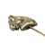 Hermès B Hermès Gold Gold Plated Metal Large Cheval Pin Brooch France