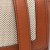 Celine B Celine Brown Light Beige Canvas Fabric Teen Triomphe Crossbody Italy