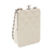 Chanel AB Chanel White Ivory Lambskin Leather Leather CC Quilted Lambskin Evening Clutch Italy