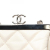 Chanel AB Chanel White Ivory Lambskin Leather Leather CC Quilted Lambskin Evening Clutch Italy