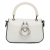 Fendi AB Fendi White Calf Leather Nano Baguette Maxi Handle Italy