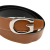 Gucci B Gucci Brown Calf Leather G Buckle Belt Italy