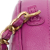 Chanel Pink Lambskin Leather Leather CC Quilted Lambskin Pearl Crush Round Clutch with Chain Italy