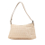 Fendi B Fendi Brown Light Beige Canvas Fabric Zucchino Pochette Italy