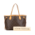 Louis Vuitton B Louis Vuitton Brown Monogram Canvas Canvas Monogram Neverfull PM France