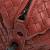 Bottega Veneta B Bottega Veneta Red Calf Leather Intrecciato Montaigne Shoulder Bag Italy