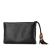 Gucci AB Gucci Black Calf Leather skin Bamboo Clutch Italy